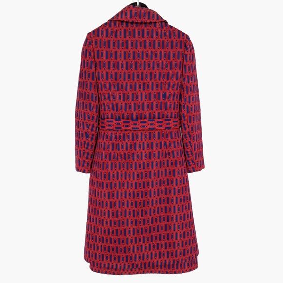 Vintage 60's Rona Shift dress with Matching Coat Jacket Women's Size Medium Red - Picture 3 of 10